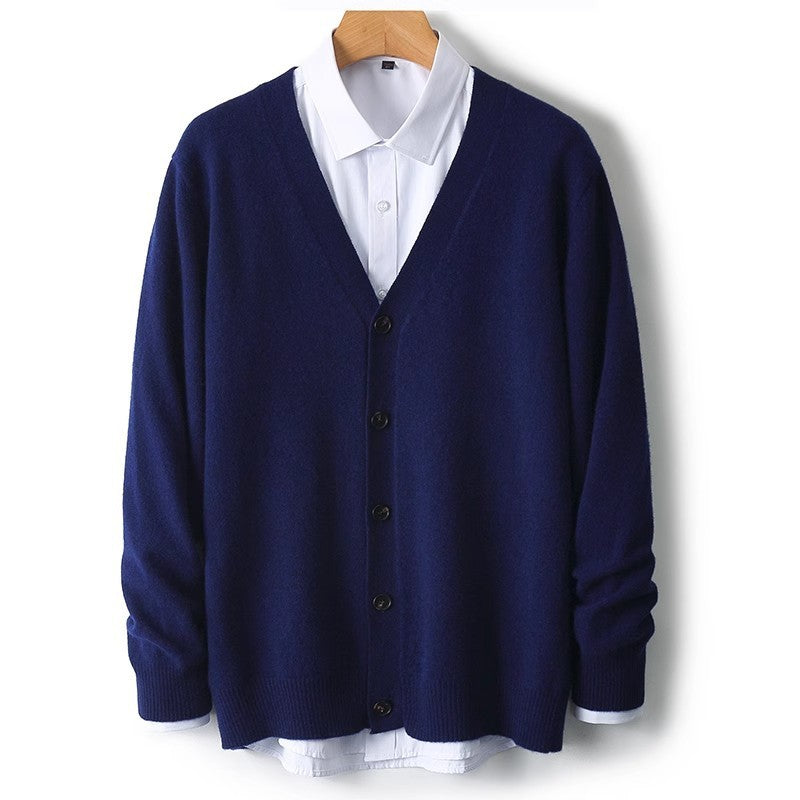 Nevin | Men's Button-Down Cardigan Sweater - Image 8