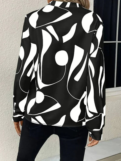 Stella | Women's Long Sleeve Printed Blouse - Image 6