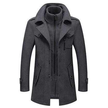 Randall | Men's Double-Breasted Pea Coat - Image 1