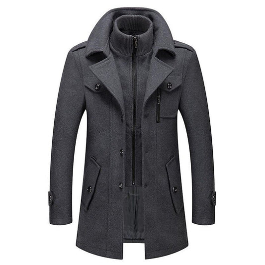 Randall | Men's Double-Breasted Pea Coat - Image 1