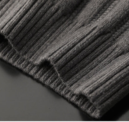 Lenny | Men's Ribbed Polo Collar Sweater - Image 8