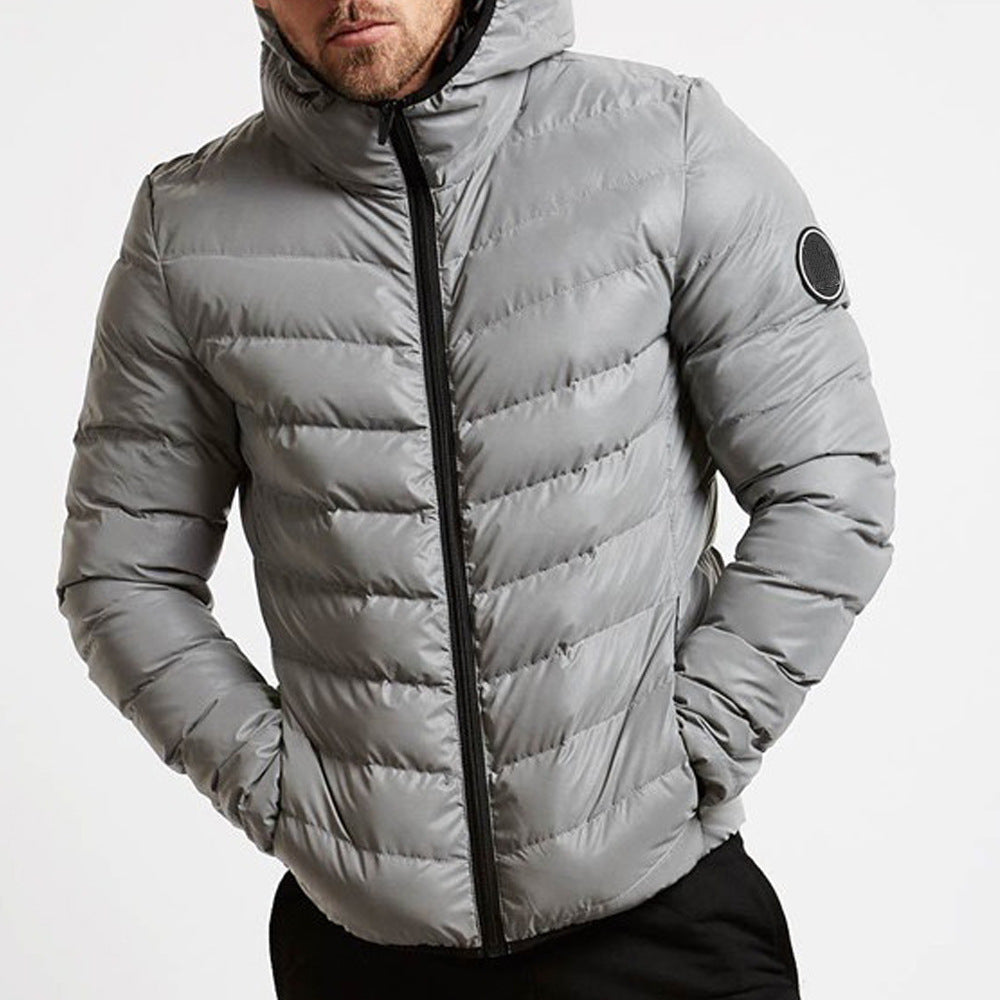 Dwayne | Men's Hooded Puffer Jacket - Image 4