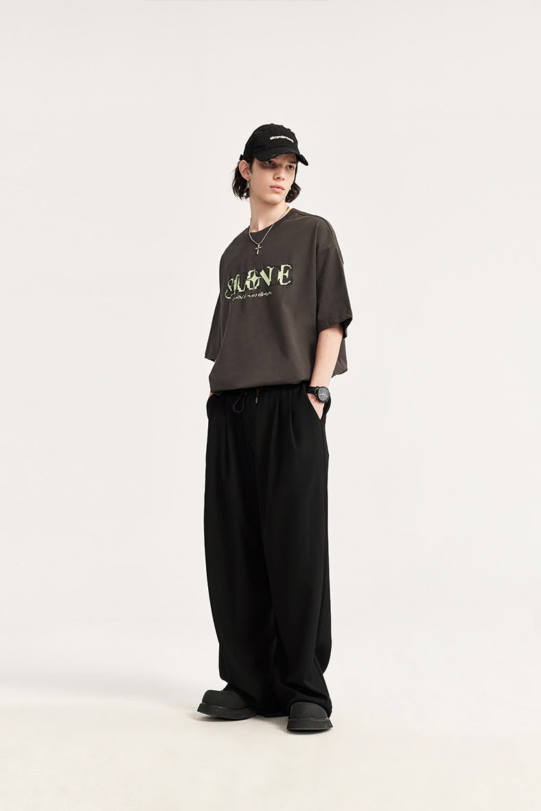Perry | Men's Wide Leg Drawstring Pants - Image 4