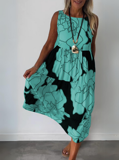 Mae | Aveline Stylish Floral Print Dress with Off-Shoulder Design - Image 9