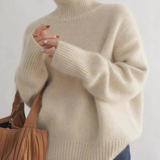 Judith | Women's Oversized Turtleneck Sweater - Image 1
