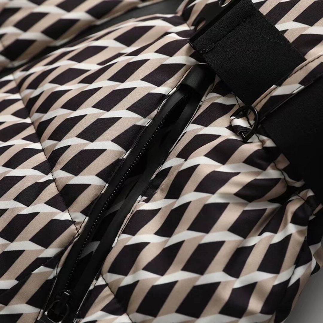 Riley | Women's Hooded Belted Puffer Jacket - Image 6