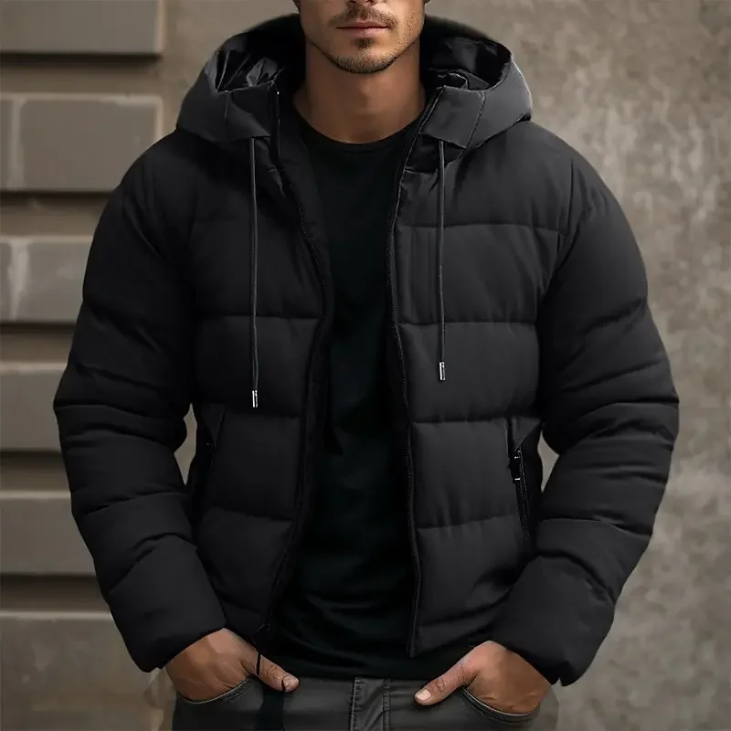 Simon | Men's Hooded Puffer Jacket - Image 5
