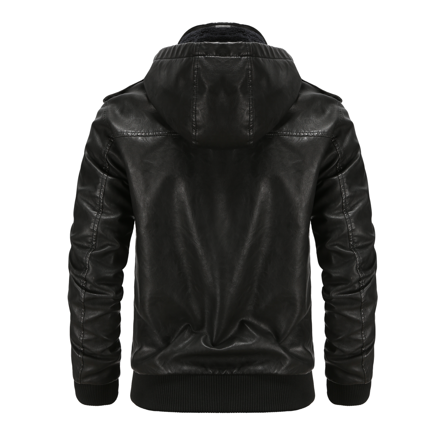 Dorian | Men's Hooded Bomber Jacket - Image 5