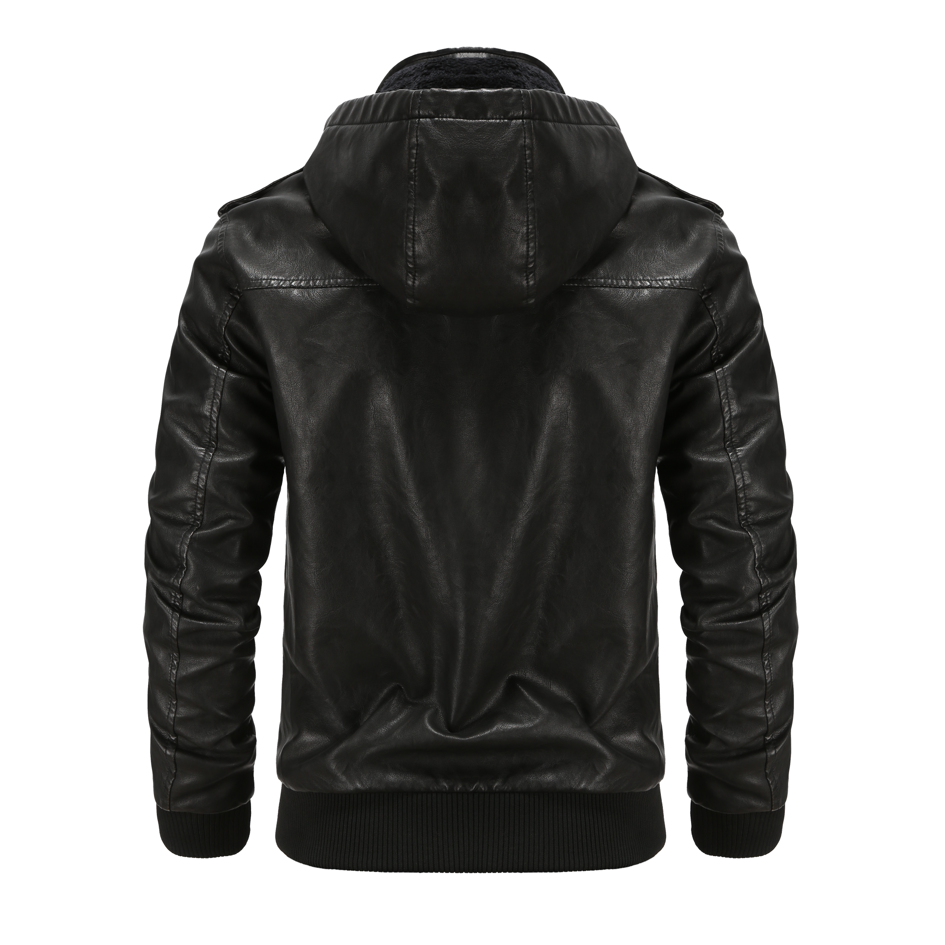 Dorian | Men's Hooded Bomber Jacket - Image 5