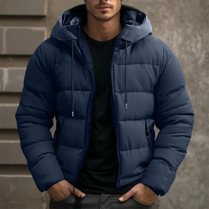 Simon | Men's Hooded Puffer Jacket - Image 6
