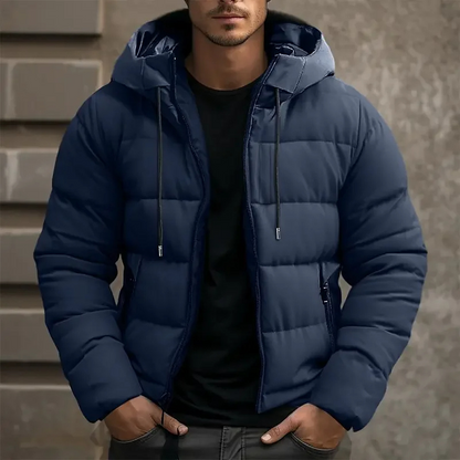 Simon | Men's Hooded Puffer Jacket - Image 6