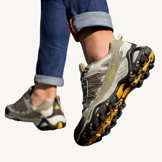 Louie | Women's orthopaedic hiking shoes made from suede - Image 1