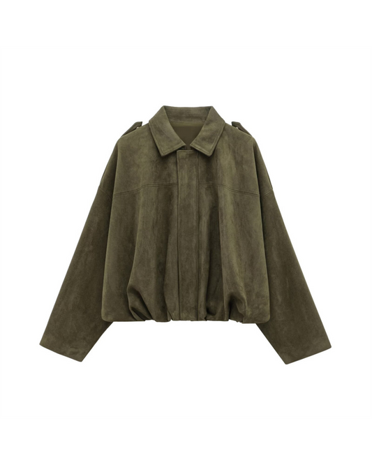Angela | Women's Cropped Boxy Jacket - Image 1