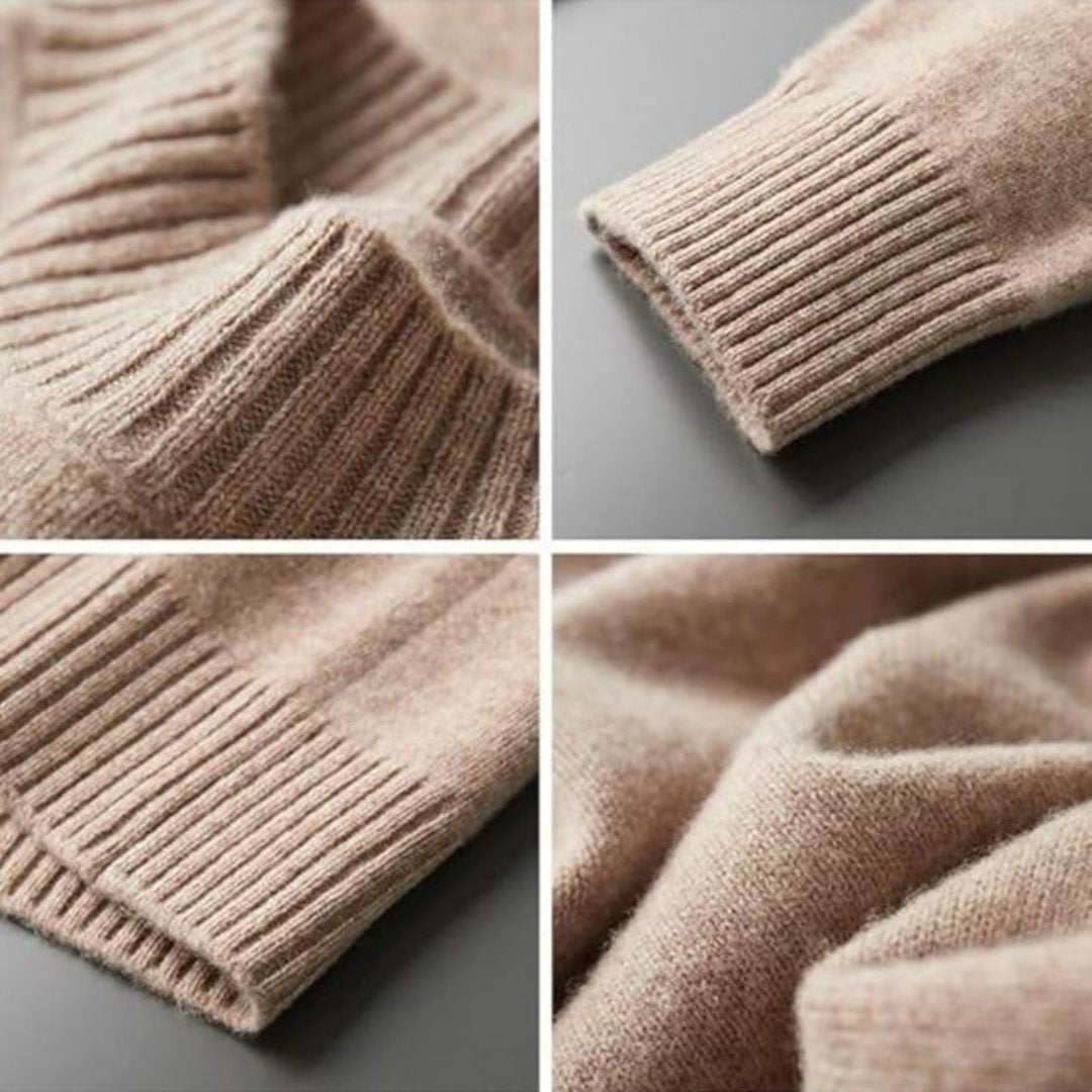 Louie | Men's Mock Neck Sweater - Image 2