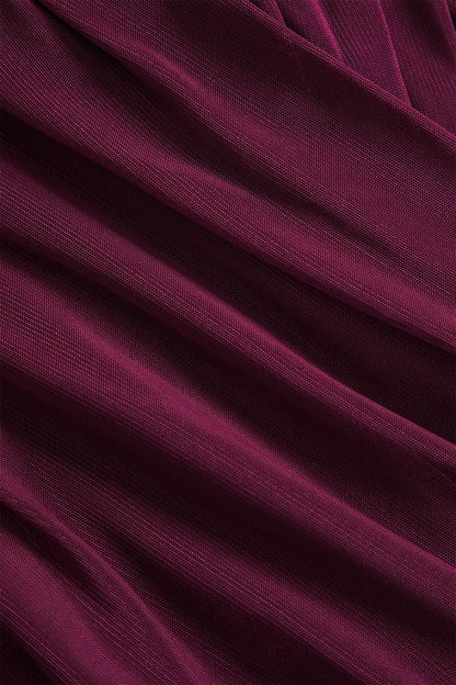 Fern | Women's Ruched Mesh Long Sleeve Top - Image 5