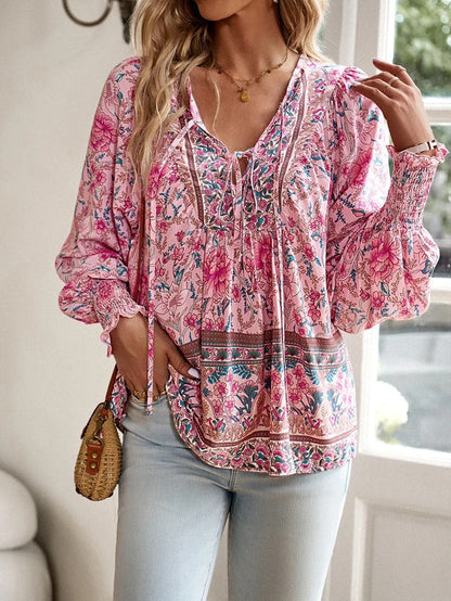 Linda | Stylish Summer Floral Top - Image 1