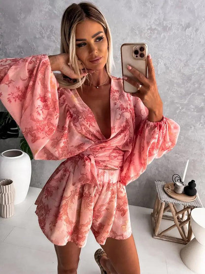 Ariana | Women's Printed Bohemian Style Jumpsuit - Image 5