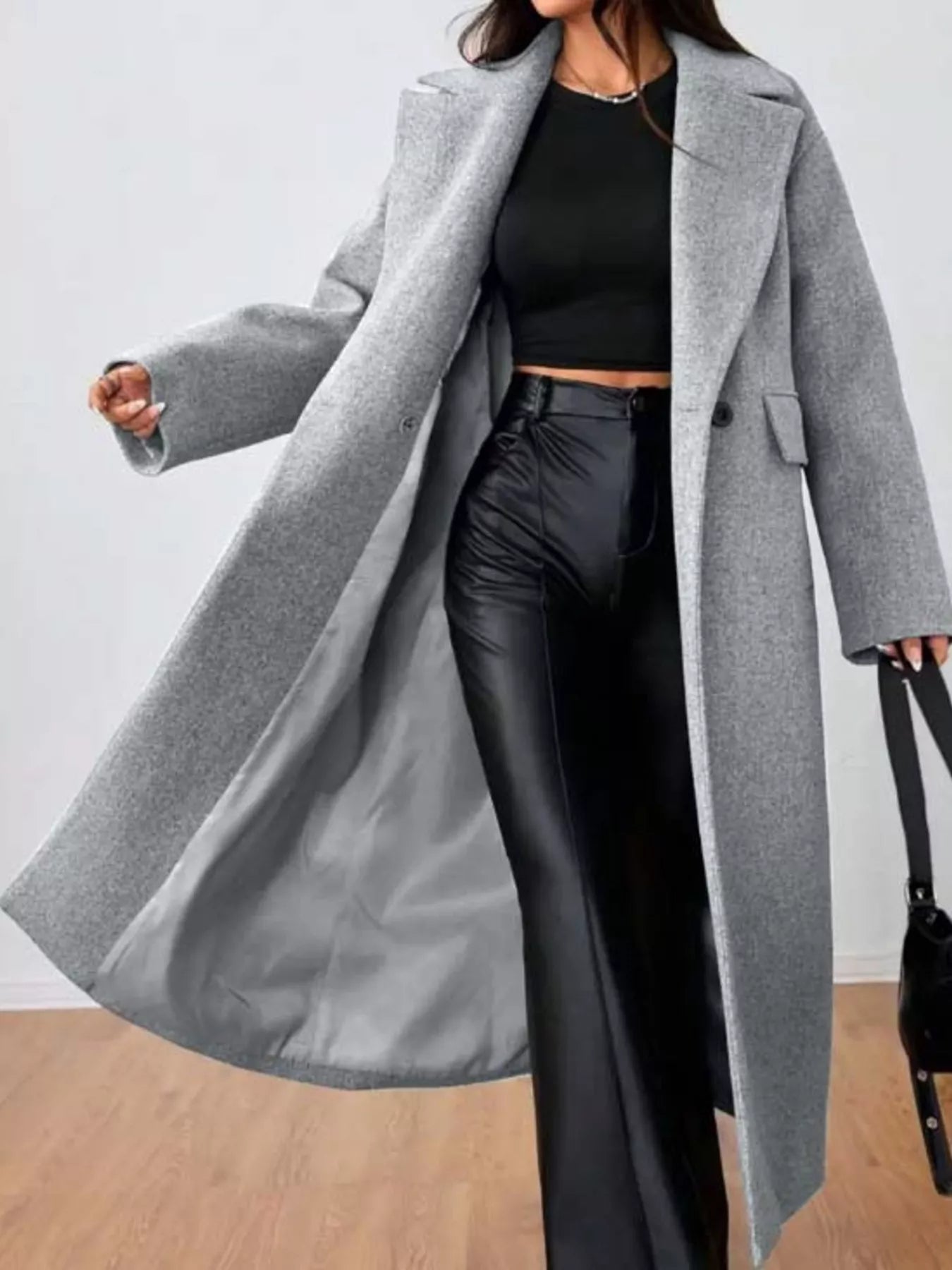 Brenda | Women's Oversized Long Coat - Image 4