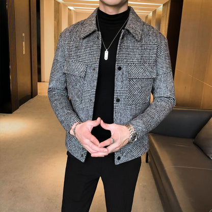 Brandon | Men's Plaid Shirt Jacket - Image 1