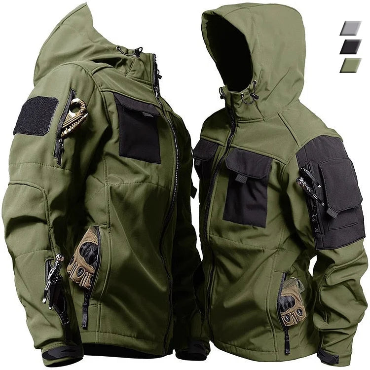 Darryl | Men's Hooded Tactical Jacket - Image 1