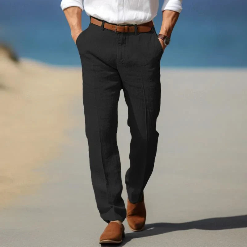 Kyle | Relaxed Linen Summer Pants for Men - Image 1