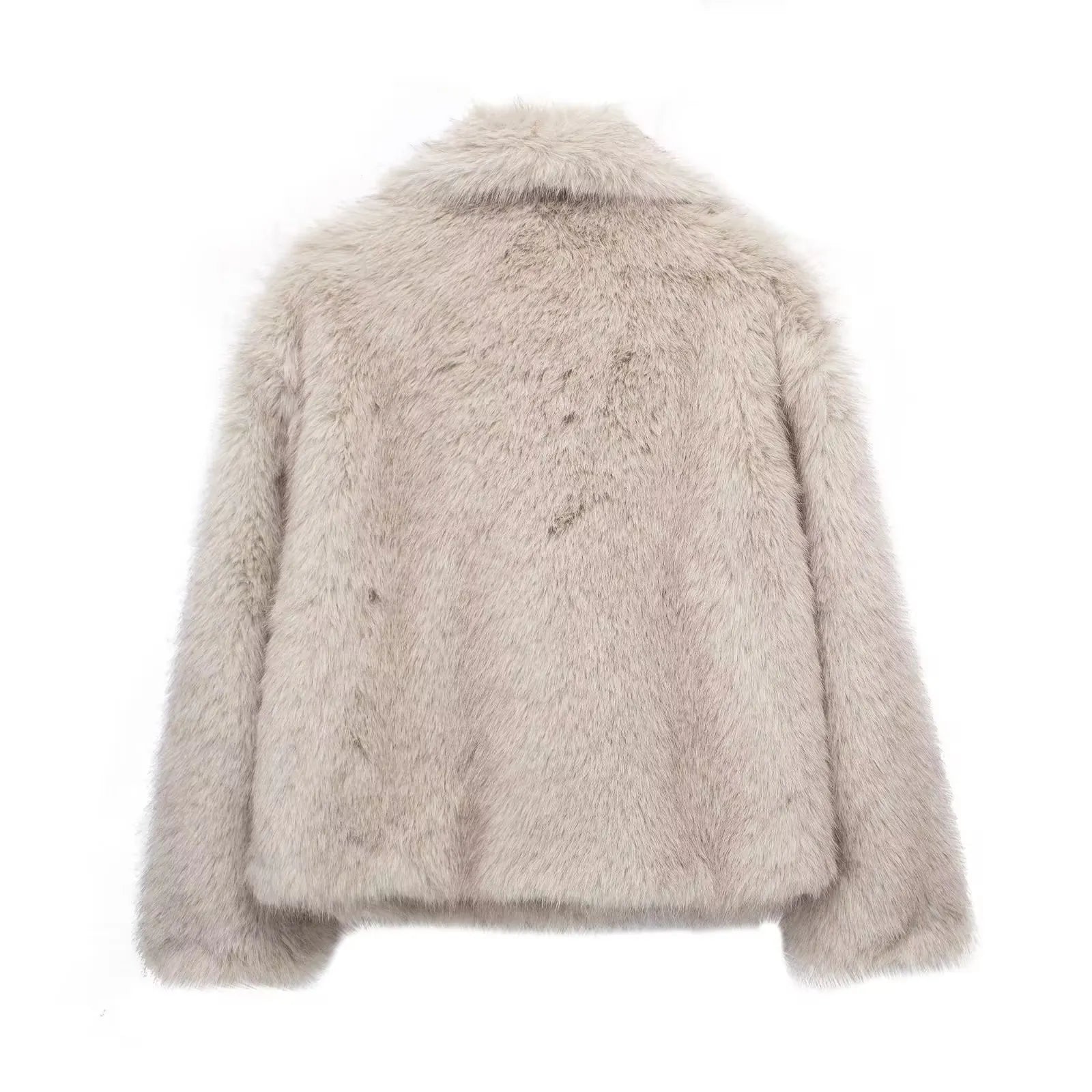 Bella | Women's Oversized Faux Fur Coat - Image 5