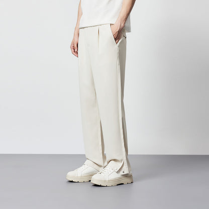 Samuel | Men's Pleated Wide Leg Pants - Image 2