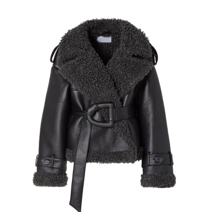 Pamela | Women's Oversized Shearling Jacket - Image 5