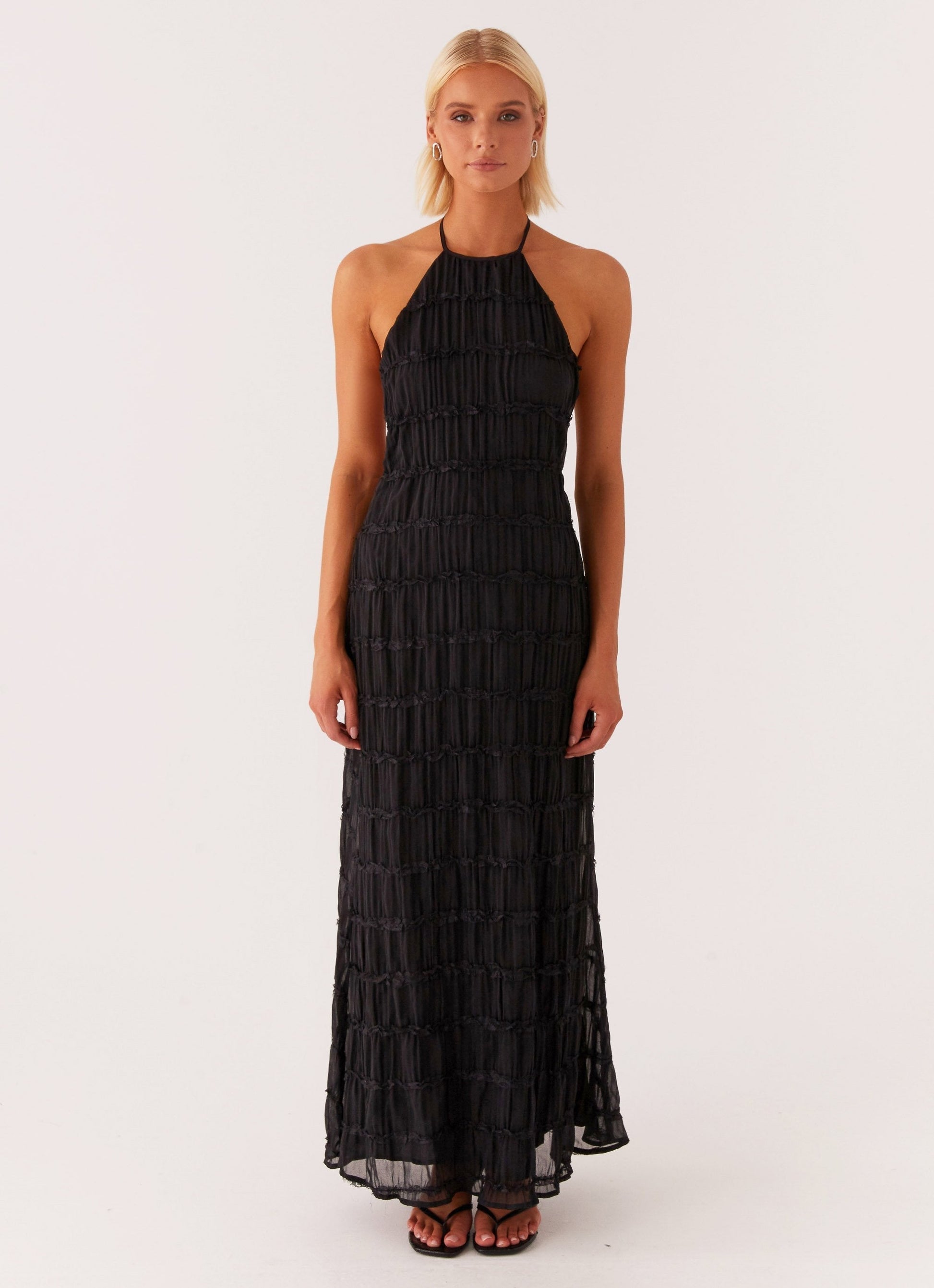 Eliza | Elegant Halter Maxi Dress - Image 4