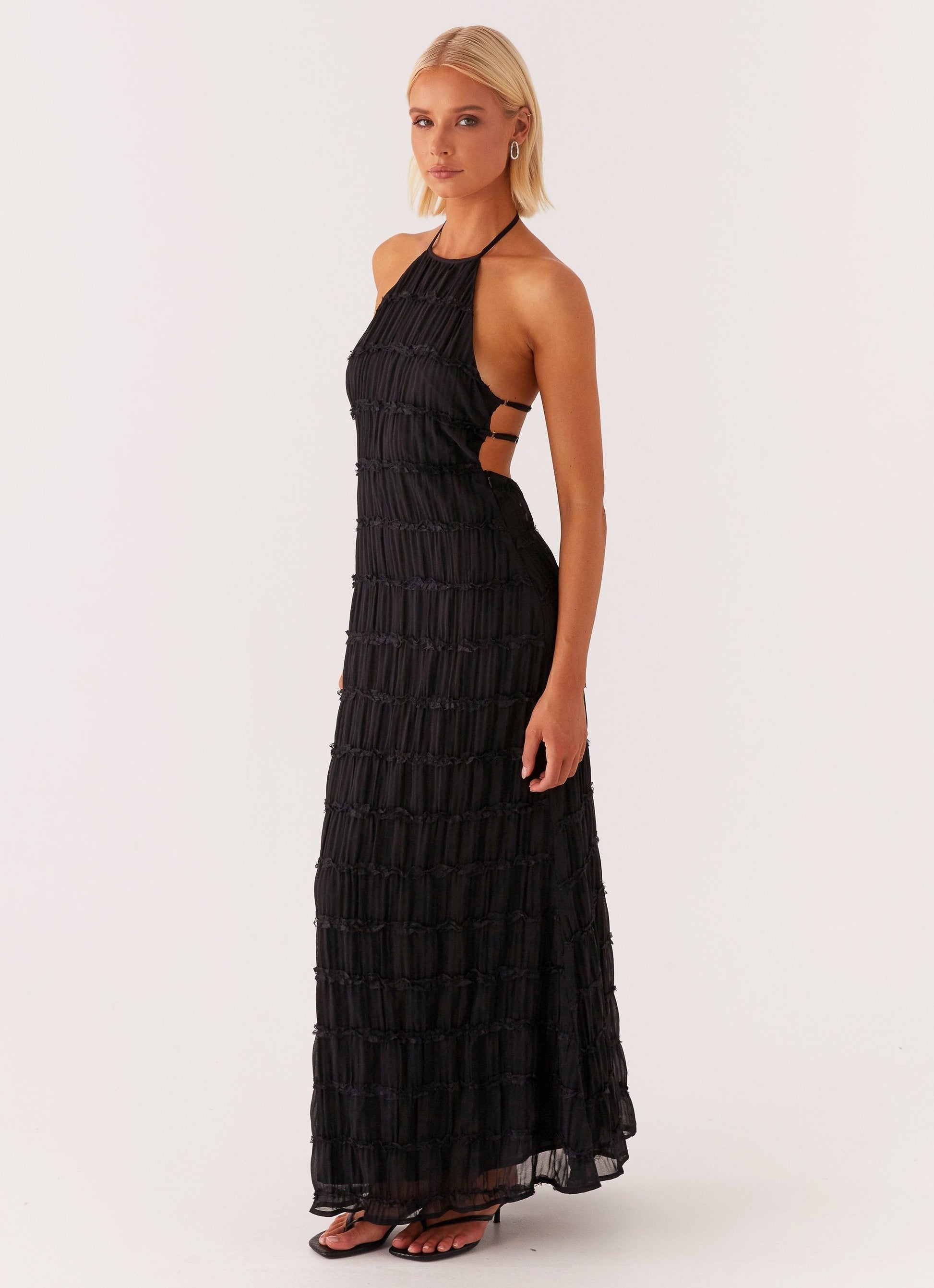 Eliza | Elegant Halter Maxi Dress - Image 3