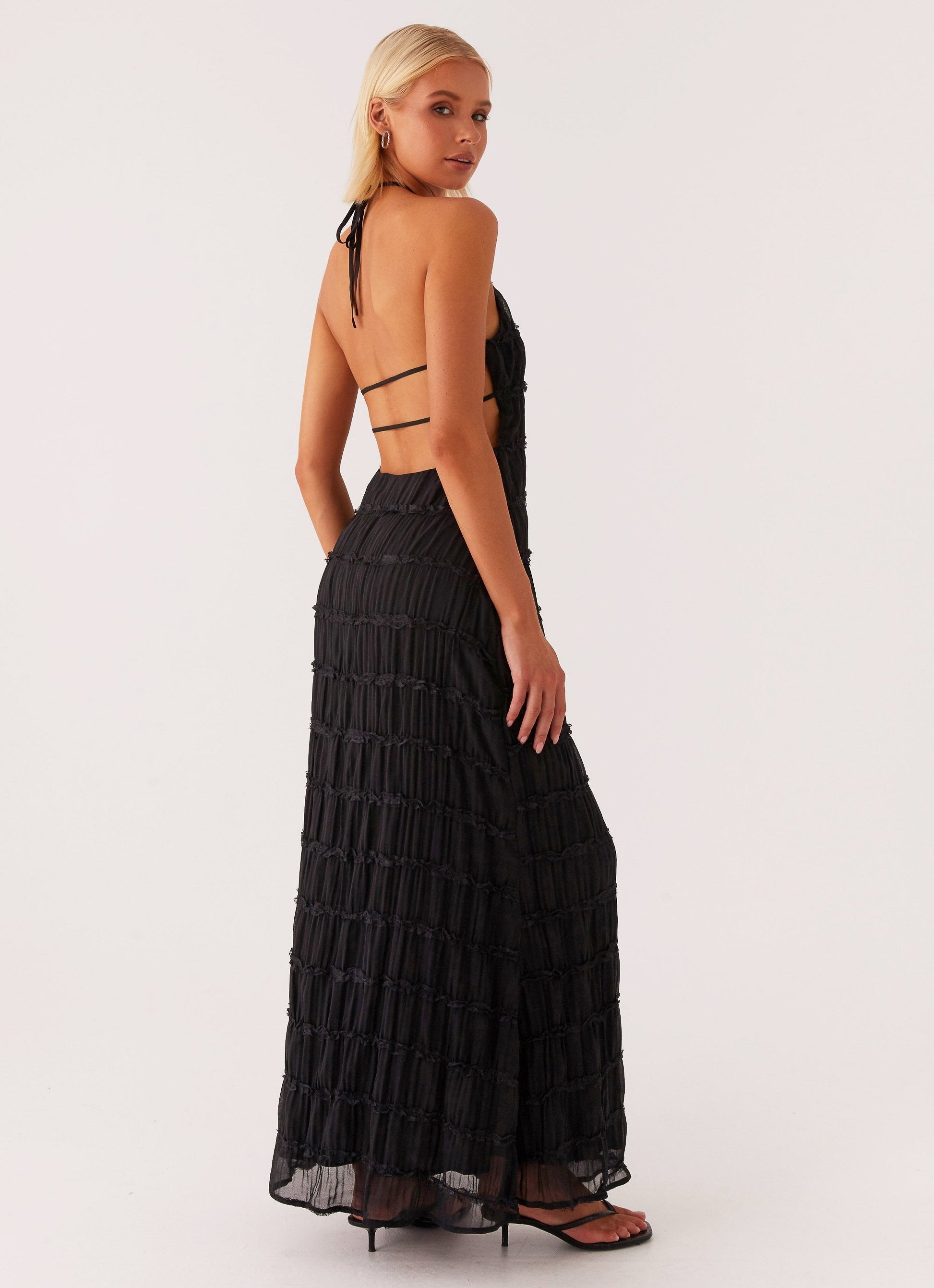Eliza | Elegant Halter Maxi Dress - Image 5
