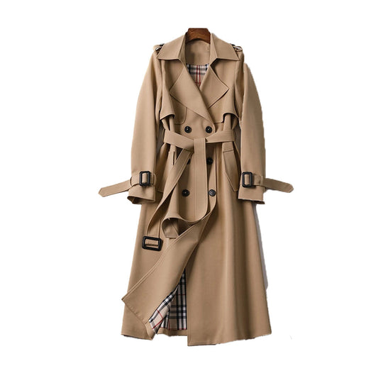 Rosie | Women's Long Double-Breasted Coat - Image 1