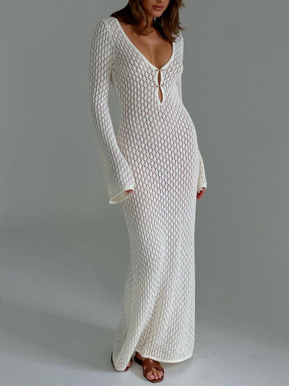 Kara | Chic Crochet Maxi Dress for Women - Image 3