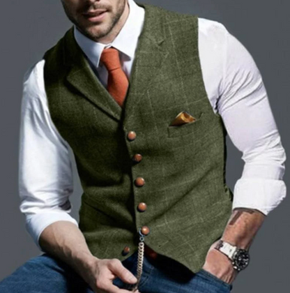 Cameron | Men's Slim Fit Dress Vest - Image 4