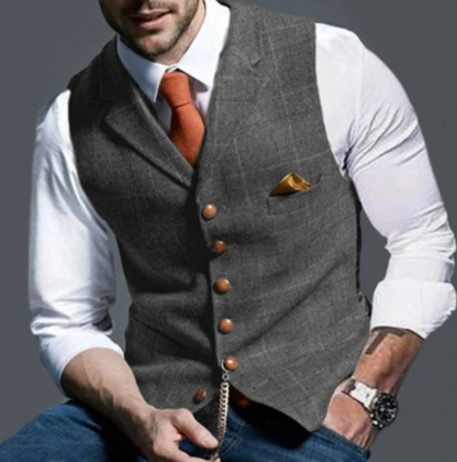 Cameron | Men's Slim Fit Dress Vest - Image 6