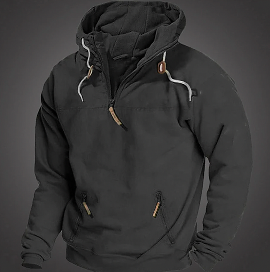 Carson | Men's Quarter Zip Hoodie - Image 4