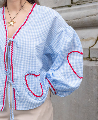 Betty | Romantic Heart Blouse for Stylish Women - Image 7