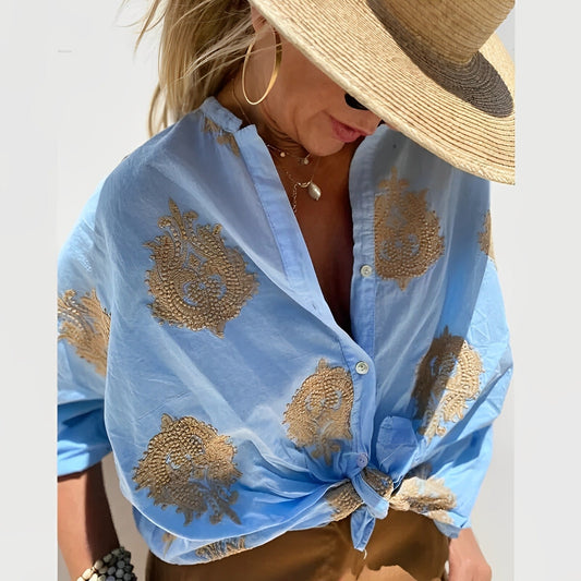 Paige | Stylish Button-Up Blouse for Women - Image 1