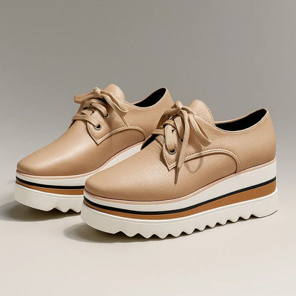 Remy | Men's Platform Lace-Up Oxford Shoes - Image 1