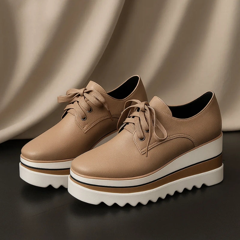 Remy | Men's Platform Lace-Up Oxford Shoes - Image 3