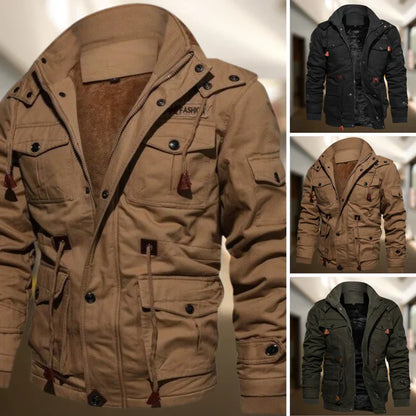 Preston | Men's Hooded Military Jacket - Image 4