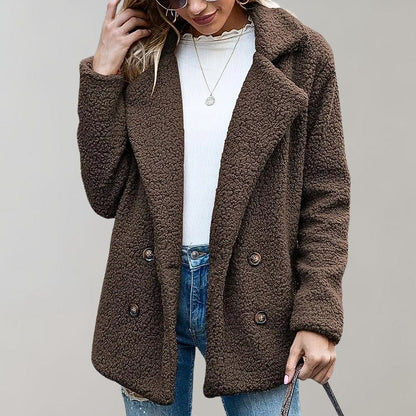 Vanessa | Women's Teddy Oversized Jacket - Image 4