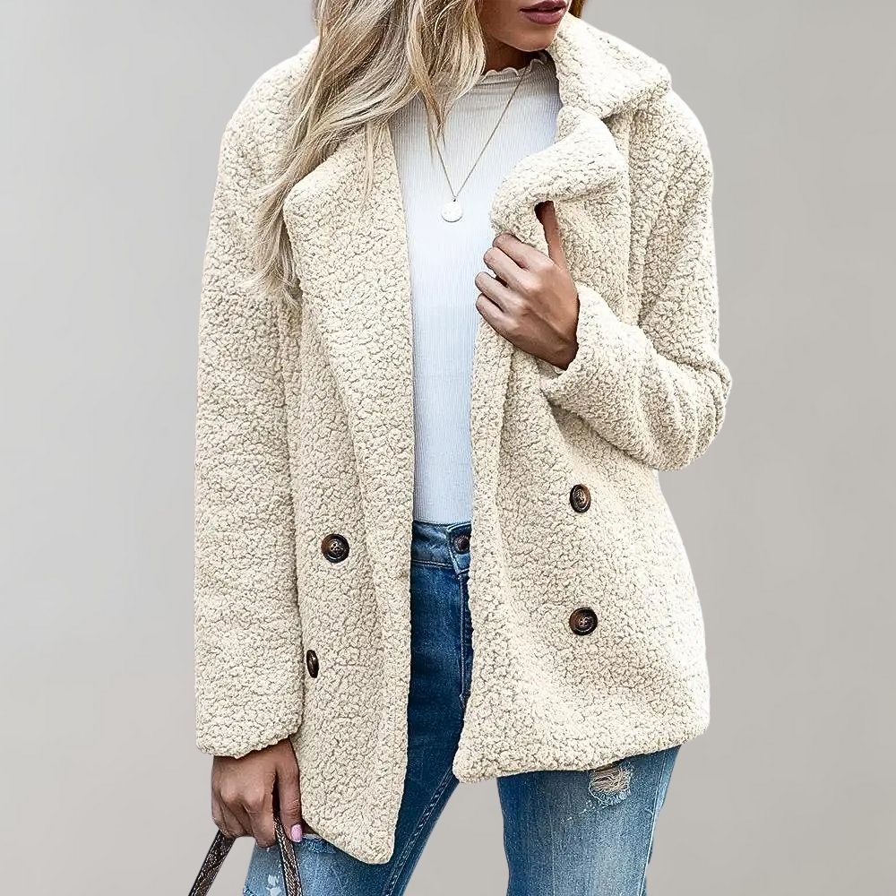 Vanessa | Women's Teddy Oversized Jacket - Image 2