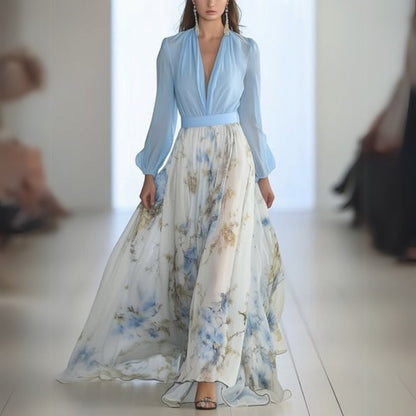 Rita | Elegant Floral Maxi Dress - Image 1