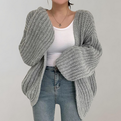 Rose | Women's Oversized Knit Cardigan - Image 6