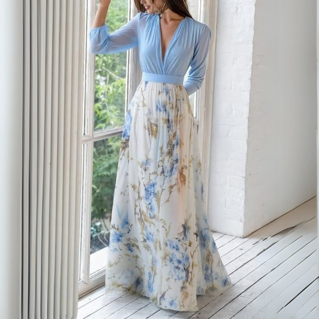 Rita | Elegant Floral Maxi Dress - Image 2