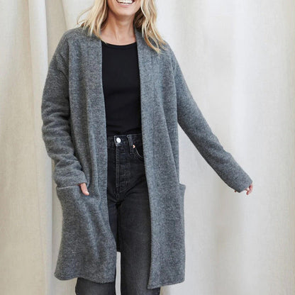 Tiffany | Women's Long Open Front Cardigan - Image 6