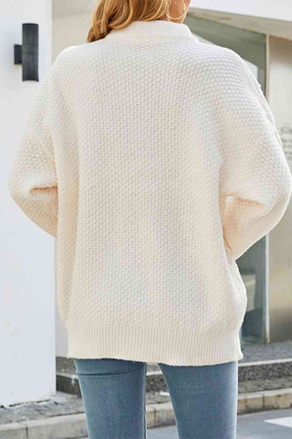 Dorothy | Women's Oversized Cable Knit Sweater - Image 2