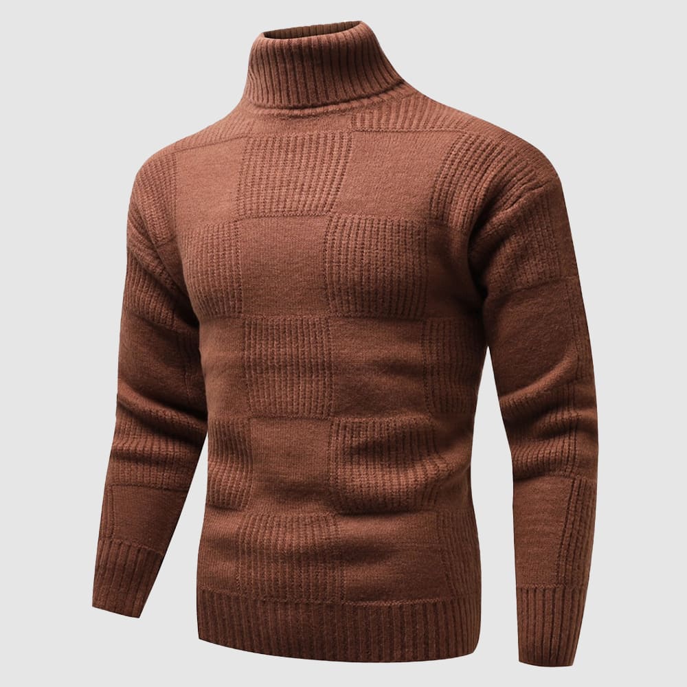 Ross | Men's Fitted Turtleneck Sweater - Image 2