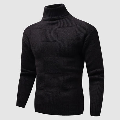 Ross | Men's Fitted Turtleneck Sweater - Image 3